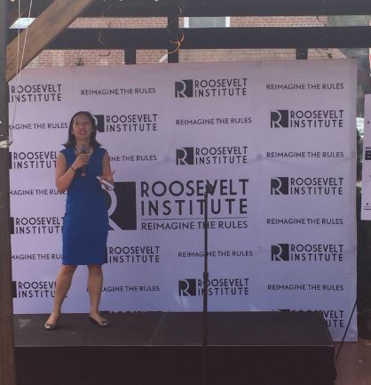 Dr. Wen Speaks at Roosevelt Institute 